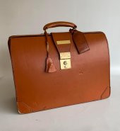 Swaine Adeney Brigg Cambridge Vintage Deri El Çantası 2.El - 1
