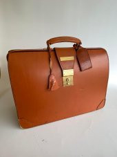 Swaine Adeney Brigg Cambridge Vintage Deri El Çantası 2.El - 9