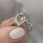 Zultanit Taşlı Baget Gümüş Bayan Takı Seti thumbnail 11