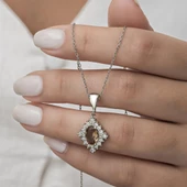 Zultanit Taşlı Baget Gümüş Bayan Takı Seti thumbnail 3