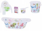 LETS GO BABY Bebek Seti 18 Parça Çift Yön Bebek Arabası Beşik Ana Kucağı Yürüteç Küvet Takımı Puset - 3