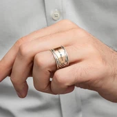 Kişiye Özel İsimli 925 Gümüş Alyans Yüzük thumbnail 3