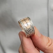 Kişiye Özel İsimli 925 Gümüş Alyans Yüzük thumbnail 7