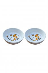2 Li Yıkanabilir Seramik Mama ve Su Kabı 14 cm 250 ml no:4 - 1