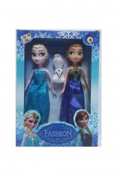 Mavi Elbiseli Elsa Anna Oyuncak Bebek 23cm thumbnail 1