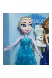 Mavi Elbiseli Elsa Anna Oyuncak Bebek 23cm thumbnail 2