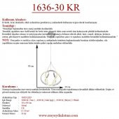 Eray Aydınlatma 1666-30 Krom Led Avize - 4