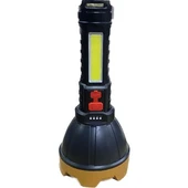 GOLD SİLVER GS-845 USB GİRİŞLİ 7W- UZUN MENZİLLİ - USB ŞARJLI FLAŞÖRLÜ EL FENERİ - 1