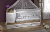 Baby Darling Lisa Büyüyen Beşik Meşe 100 MDF - 1