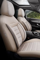 Otom Ekstra Destekli Premium Oto Koltuk Kılıfı - Comfortline Design Bej - 1