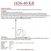 Eray Aydınlatma 1666-40 Krom Led Avize - 3