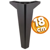 Sedir Lüks Mobilya Kanepe Tv Ünitesi Koltuk Ayağı 18 Cm Siyah Konsol Ayakları - 1