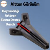 Sedir Lüks Mobilya Kanepe Sehpa TV Ünitesi Koltuk Ayağı 20 cm Siyah Baza Ayak - 2