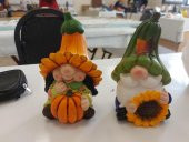 Çiçekli Büyük Gnome Dekoratif Cüce 16x10cm - 4