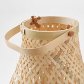 Bambu Abajur MeridyenDukkan Bambu, 36 cm Masa Lambası Dekorasyon - 3