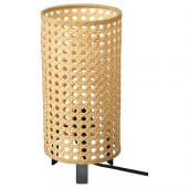 Masa Lambası Bej-Siyah 26 cm MeridyenDukkan Abajur 8.6 W Aydınlatma Dekorasyonu - 1