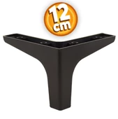 Sedef Lüks Mobilya Kanepe Sehpa Tv Ünitesi Koltuk Ayağı 12 Cm Siyah Baza Ayakları - 1