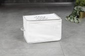 Buti Yatak Altı Baza Hurcu Fermuarlı Düzenleyici İpli Yastık Hurcu 3 Adet 30 x 22 x 20 Cm 104188 - 1
