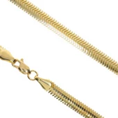14 Ayar Altın 3 mm. Balıksırtı Zincir 60 cm - 6