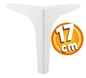 Sedef Lüks Mobilya Kanepe Tv Ünitesi Konsol Koltuk Ayağı 17 Cm Beyaz Baza Ayakları - 1