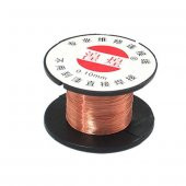Emaye Kaplı Bakır Yol Çekme Teli 0,10mm 10 Metre - 1