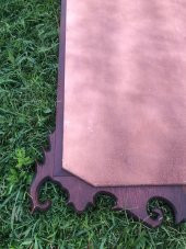 Vintage Ahşap Oyma Desenli Çerçeveli Ayna 71,5x123 cm - 6