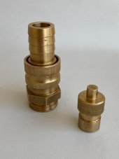 Gemü Hava Sıvı Valfi Pirinç Bağlantı Adaptörü 17mm - 3