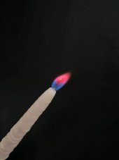 Çift Renkli Alevli Kar Masalı Şamdan Mumu 20 cm (Pembe) - 6
