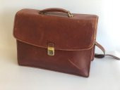 Tandi Vintage Deri Unisex Askılı Omuz El Çantası 2.El - 1