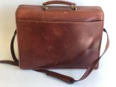 Tandi Vintage Deri Unisex Askılı Omuz El Çantası 2.El - 3