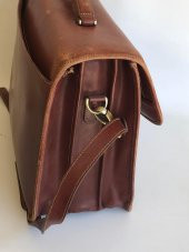 Tandi Vintage Deri Unisex Askılı Omuz El Çantası 2.El - 5