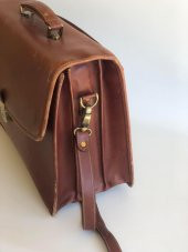 Tandi Vintage Deri Unisex Askılı Omuz El Çantası 2.El - 6
