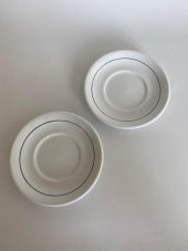 La Porcelane de Baudour Porselen Kahve Fincanı Tabağı 2 Parça - 2