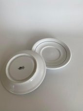 La Porcelane de Baudour Porselen Kahve Fincanı Tabağı 2 Parça - 3