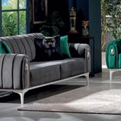 Sedef Lüks Mobilya Kanepe Tv Ünitesi Konsol Koltuk Ayağı 19 Cm Beyaz Ayakları - 6