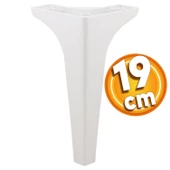 Sedef Lüks Mobilya Kanepe Tv Ünitesi Konsol Koltuk Ayağı 19 Cm Beyaz Ayakları - 1