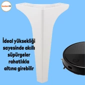Sedef Lüks Mobilya Kanepe Tv Ünitesi Konsol Koltuk Ayağı 19 Cm Beyaz Ayakları - 3