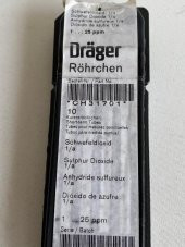 Drager CH31701 Sülfür Dioksit 1/a Dedektör Tüpü 10lu Paket - 3