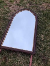 Vintage Kubbeli Tırnak Ayna 103x55 cm - 3