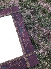 Vintage Kare İşlemeli Ayna 90x90 cm - 6
