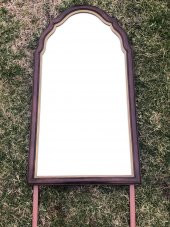 Vintage Kubbeli Tırnak Ayna 103x55 cm - 4
