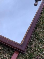 Vintage Kubbeli Tırnak Ayna 103x55 cm - 6