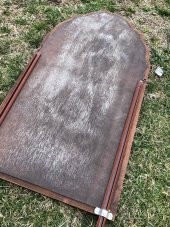 Vintage Kubbeli Tırnak Ayna 103x55 cm - 8