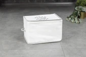 Buti Yatak Altı Baza Hurcu Fermuarlı Düzenleyici İpli Kazak Hurcu 30 x 22 x 20 Cm 04201 - 1