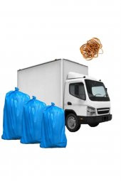 5 Adet Mavi Lastikli 80x110 Ultra Kalın Ev Taşıma Taşınma Poşeti Nakliye Çuvalı Nakliyat Torbası thumbnail 1