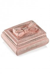 Pembe Kurdeleli Mücevher Kutusu 7X5 Cm Pr30-1020 - 1