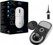 Logitech G PRO X Superlight Hero 910-005943 Kablosuz Oyuncu Mouse Beyaz - 3