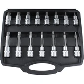 BRIO Lokma Set Torx (Tork) 1/2 32 Parça T20-T70 Kısa - Orta - Uzun thumbnail 3
