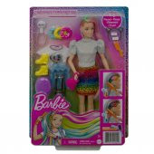 GRN81 Barbie, Leopar Desenli Saçlar Bebeği - 9
