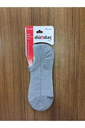 Unisex Gri Pamuklu 6lı Dikişsiz Sneaker Çorap - 1